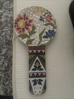 Anthropologie Jerrelle Guy Floral Spoon Rest